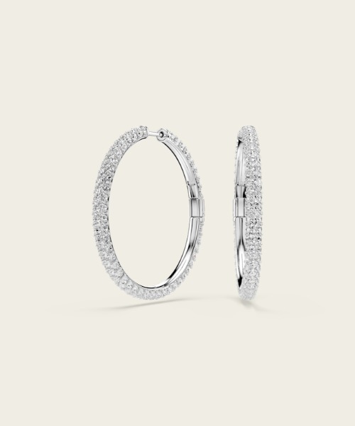 SWAROVSKI（スワロフスキー） フープ ピアス 「公式」「スワロフスキー