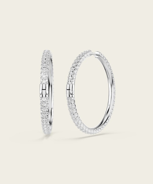 SWAROVSKI（スワロフスキー） フープ ピアス 「公式」「スワロフスキー