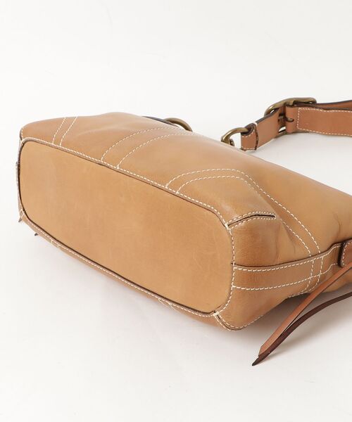 COACH レザー ショルダーバッグ ブラウン COACH（コーチ） ショルダーバッグ - ブラウン レディース : ZOZOTOWN