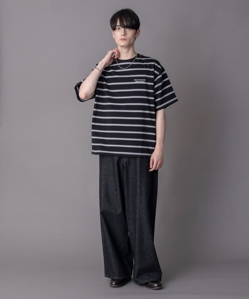 blurhms ブラームス（メンズ半袖Tシャツ、カットソー）（柄：ボーダー