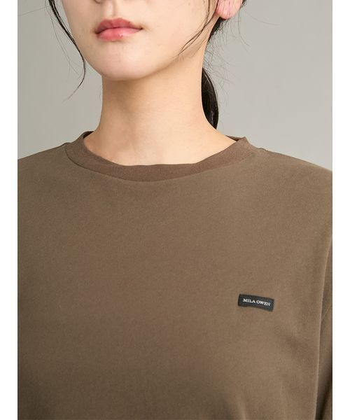 「Mila Owen」 長袖カットソー ONE SIZE ホワイト レディース_画像6