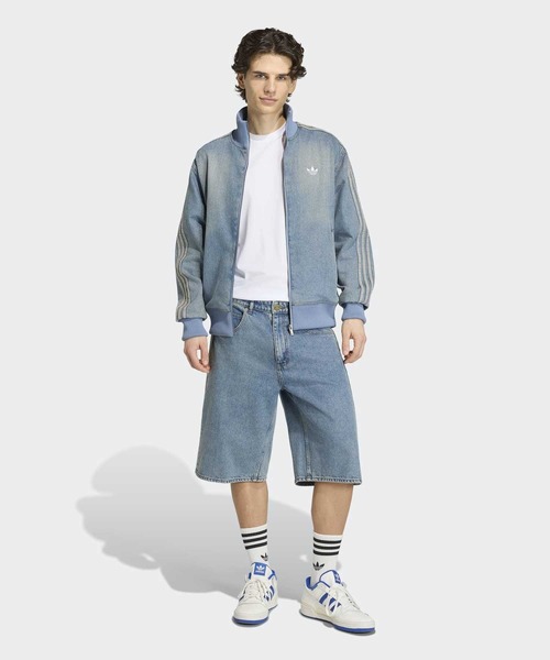 adidas（アディダス） デニムジャケット gジャン ファイヤーバード