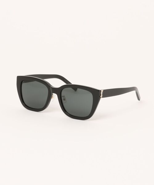 【美品】SAINT LAURENT ボストン型サングラス　ミラーレンズケース付き saint laurent（レディースサングラス）｜ファッション小物