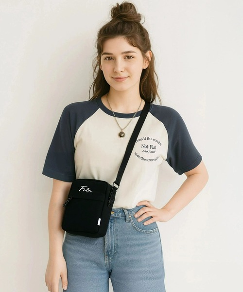 FILA(フィラ)★エッセンシャルミニクロスバッグ_3色 FILA フィラ 撥水 ショルダーバッグ レディース 斜めがけ