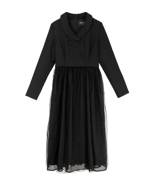 によりⅳ ワンピース - 通販 - PayPayモール ジャケットコンビオーガンジースカートワンピース ZOZOTOWN PayPayモール店 ⋵ねることで