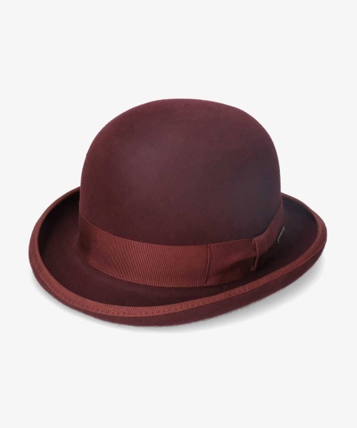 override 帽子 ハット 「OVERRIDE」FELT BOWLER STANDARD