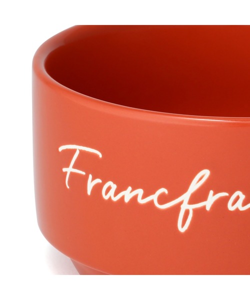 Francfranc（フランフラン） 食器 ロゴ スープカップ オレンジ