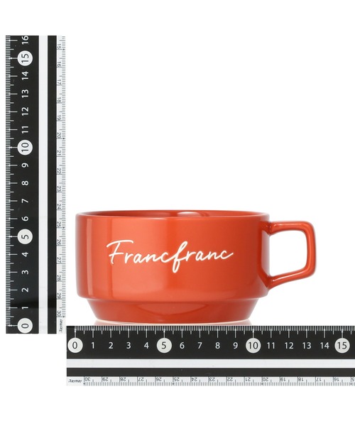 フランフラン　Francfranc 大皿と赤いカップ　 パステモーン ヨーグルトカップ レッド | Francfranc（フランフラン