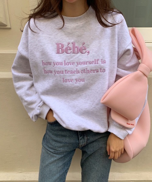 スウェット Bebeロゴ刺繍トレーナー レディース : 59696133 : ZOZOTOWN 