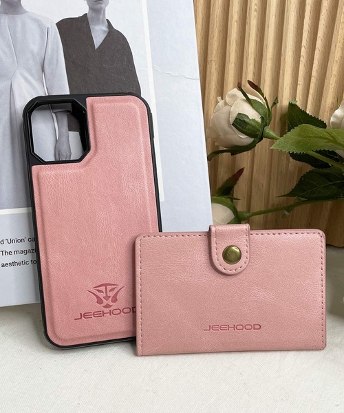 shopnikoniko スマホケース 財布付き カードケース 多機能