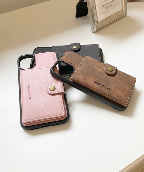 shopnikoniko（ショップにこにこ） スマホケース 財布付き カード