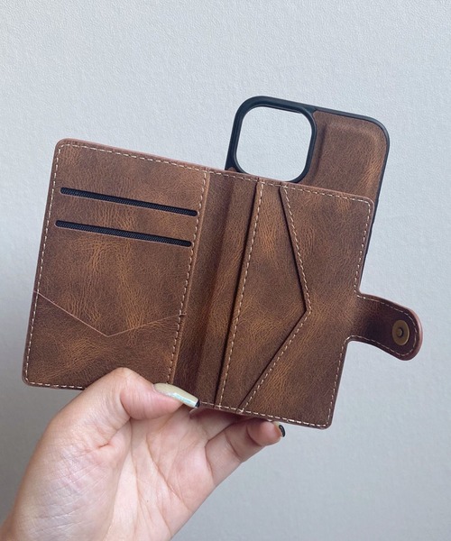 shopnikoniko（ショップにこにこ） スマホケース 財布付き カード