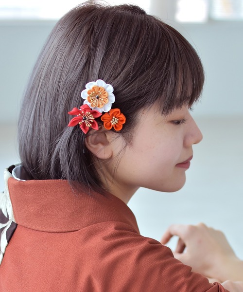 utatane 髪飾り 手綱柄剣菊＆タッセル 日本製 レディース : ZOZOTOWN