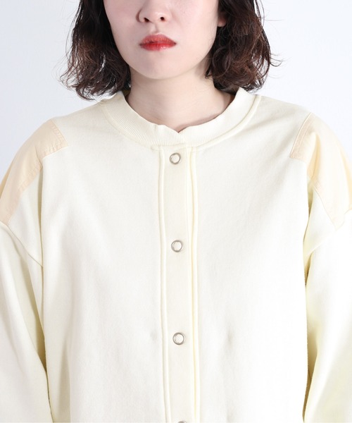 cepo（セポ） カーディガン スナップボタン スウェットカーディガン