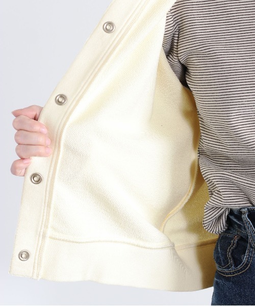 cepo（セポ） カーディガン スナップボタン スウェットカーディガン