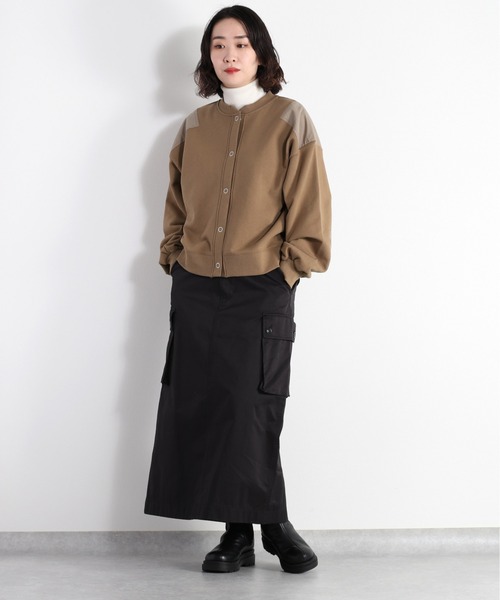 cepo（セポ） カーディガン スナップボタン スウェットカーディガン