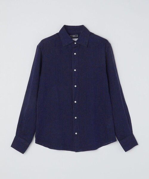SHIPS リネンシャツ ネイビー Mサイズ SHIPS ALBINI リネンシャツ ネイビー シップス L - メルカリ