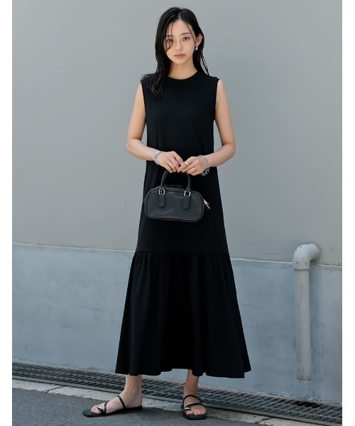 【新品】COCODEAL ノースリーブティアードワンピース サイズ1 新品】COCODEAL ノースリーブティアードワンピース サイズ1