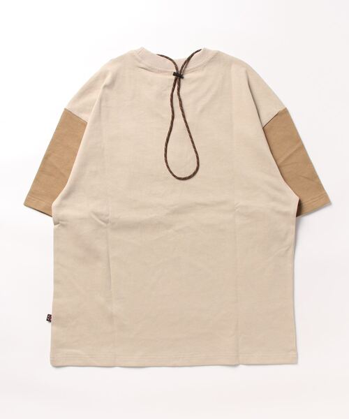 S'more tシャツ 2WAY REMOVABLE POCKET COTTON CREW NECK BIG S