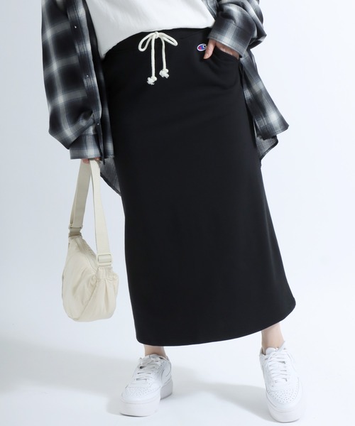 Champion（チャンピオン） スカート ワンポイントロゴ裏毛スウェット