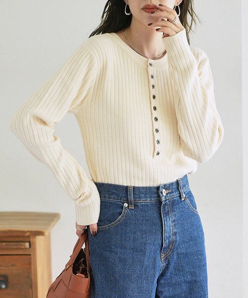 DEUXIEME CLASSE - 美品　リブボートプルオーバー Deuxieme Classeリブボートプルオーバー
