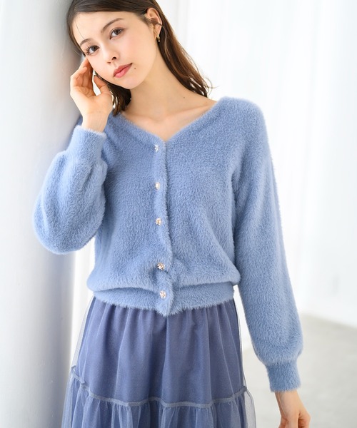 MISCH MASCH（ミッシュマッシュ） カーディガン 「新色追加」シャギー