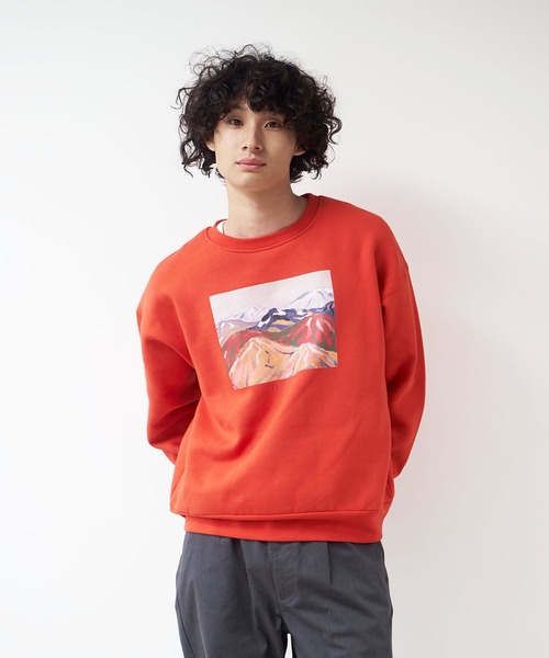 トレーナー スウェット Common Noun/NATURE Kana Akiyama 裏起毛クルースウェット レディース メンズ