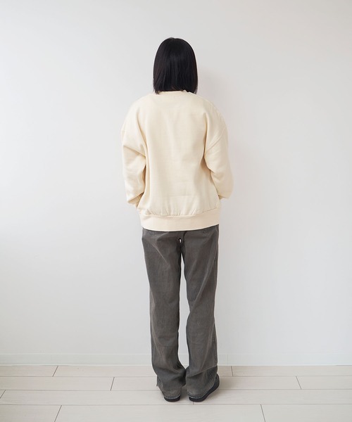 トレーナー スウェット Common Noun/NATURE Kana Akiyama 裏起毛クルースウェット レディース メンズ トレーナー スウェット Common Noun/NATURE Kana Akiyama 裏起毛