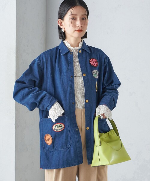 SHIPS（シップス） デニムジャケット gジャン 「SHIPS別注」WHITE