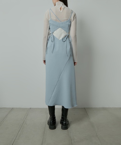 LE CIEL BLEU キャミワンピース未使用タグ付 LE CIEL BLEU ワンピース ツイルキャミドレス / Twill Cami