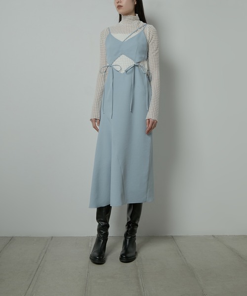 LE CIEL BLEU ワンピース ツイルキャミドレス / Twill Cami