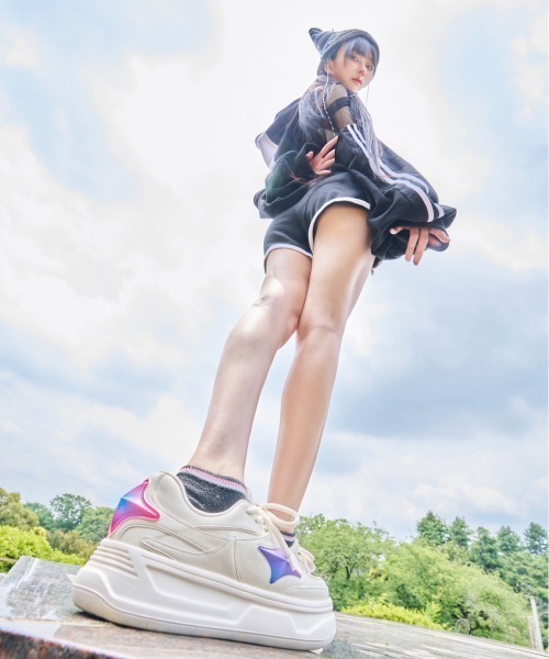 厚底スニーカー 1807 ROYAL FLASH スニーカー 1807/イチハチゼロナナ/Star Sneakers