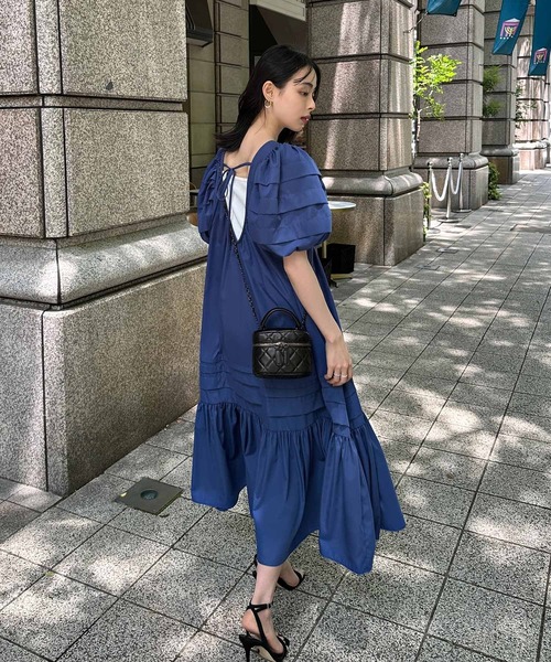 ワンピース RUIRUE BOUTIQUE（ルイルエブティック） ワンピース 洗えるタック