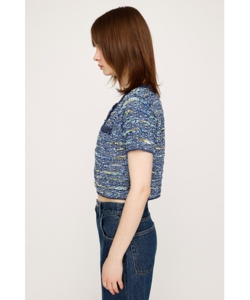 SLY（スライ） ニット セーター KNIT TWEED COMPACT TOPS ニット