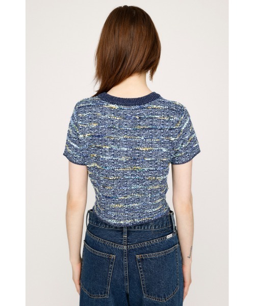 SLY(スライ) ニット セーター KNIT TWEED COMPACT TOPS ニット SLY(スライ) ニット セーター KNIT TWEED COMPACT TOPS ニット