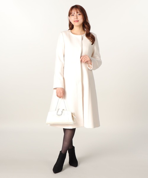 レッセパッセピンク ロングコート 85