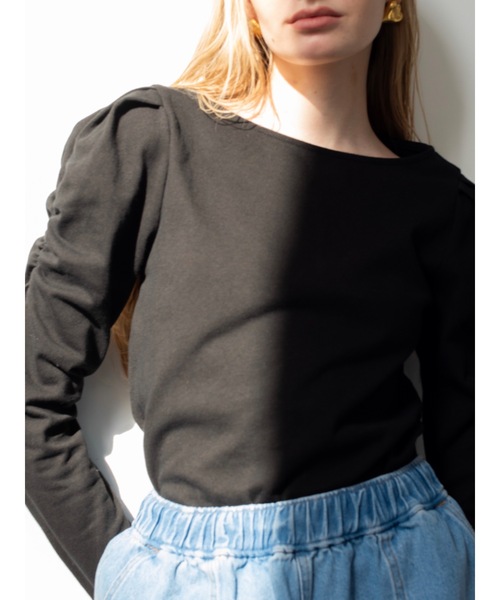 tシャツ puff sleeve tee レディース