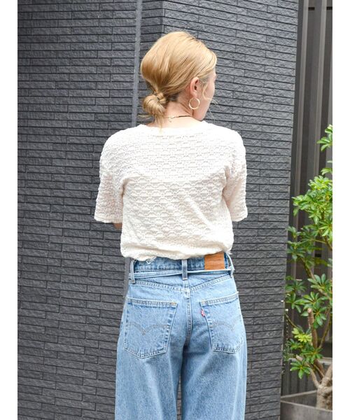 Ungrid（アングリッド） tシャツ カットレースTee レディース