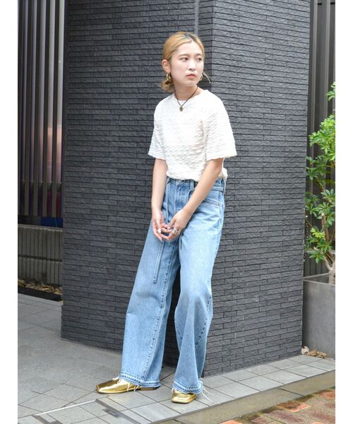 Ungrid（アングリッド） tシャツ カットレースTee レディース