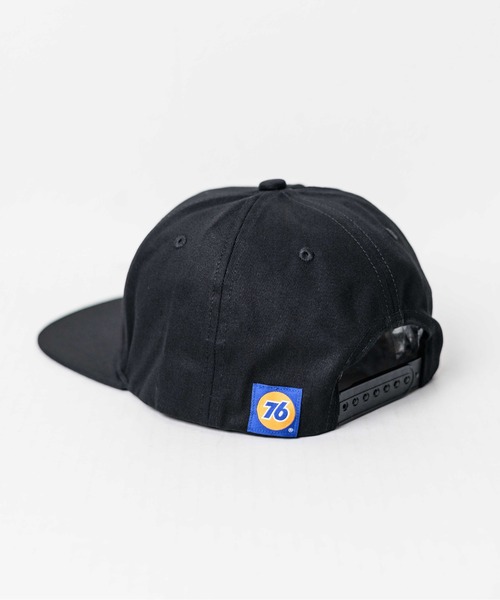 キャップ 帽子 UNION76 76 BLACK LOGO FLAT CAP メンズ レディース