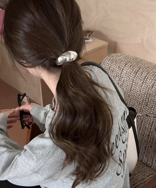 ヘアゴム ワイドメタルヘアゴム : ZOZOTOWN Yahoo!店 - 通販 - Yahoo