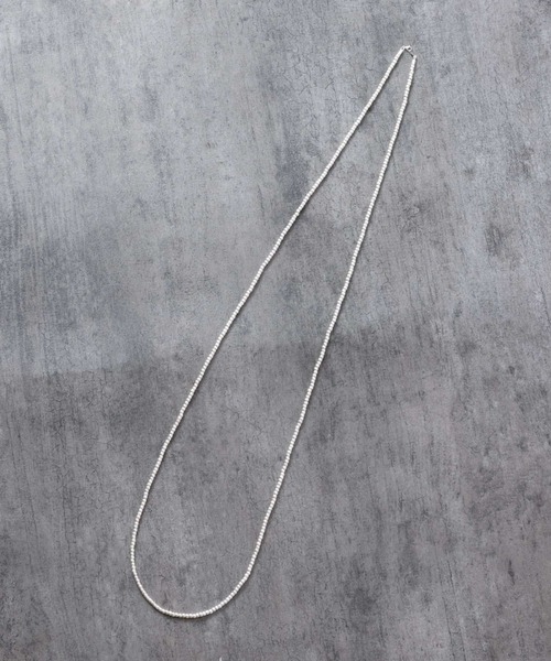カレンシルバー　ビッグビーズネックレス　インディアンジュエリー Indian Jewelry ネックレス シルバービーズネックレス / Thai