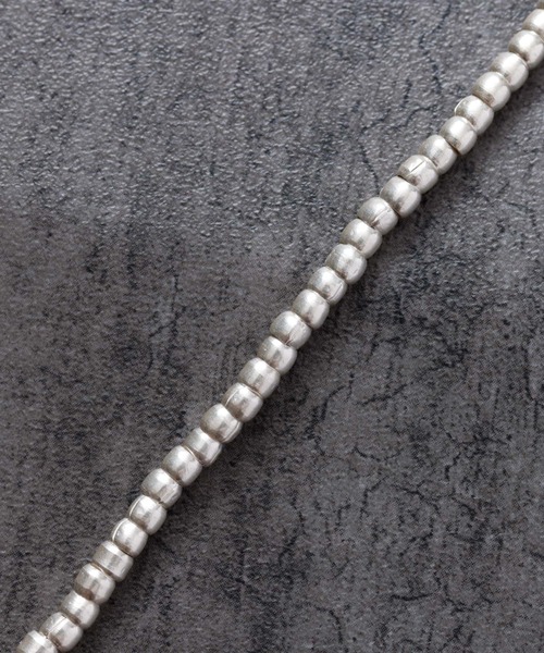 Indian Jewelry ネックレス シルバービーズネックレス / Thai
