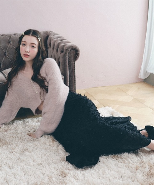 REDYAZEL（レディアゼル） スカート リボンモチーフフレアスカート