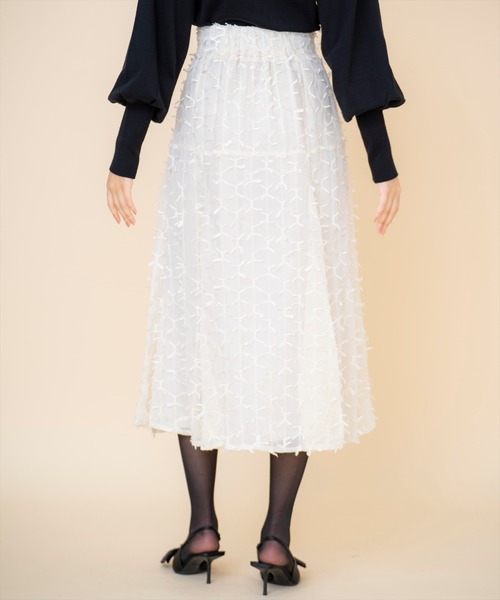 REDYAZEL（レディアゼル） ロング スカート リボンモチーフフレア