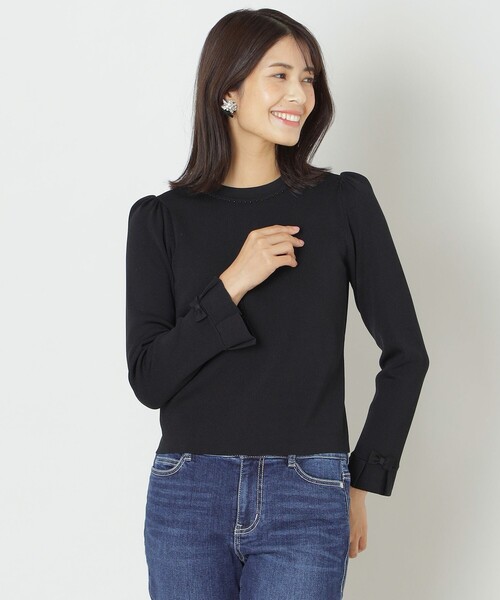 ニット セーター レーヨンナイロン エレガンスニット レディース TO BE CHIC ニット セーター レーヨンナイロン エレガンスニット