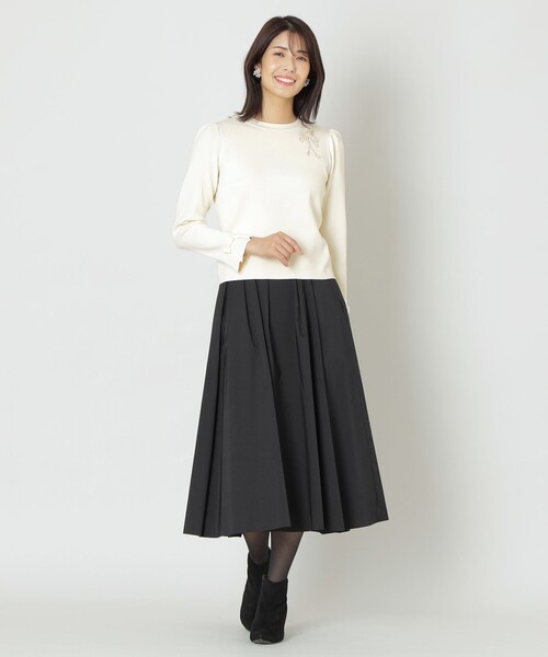 ニット セーター レーヨンナイロン エレガンスニット レディース TO BE CHIC ニット セーター レーヨンナイロン エレガンスニット