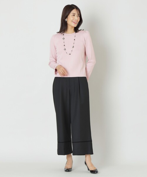 ニット セーター レーヨンナイロン エレガンスニット レディース TO BE CHIC ニット セーター レーヨンナイロン エレガンスニット