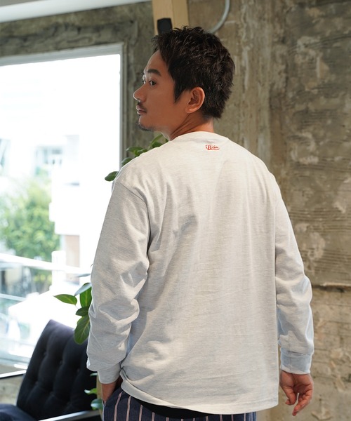 Re:room（リルーム） tシャツ ハートアイコンワッペンロングスリーブ