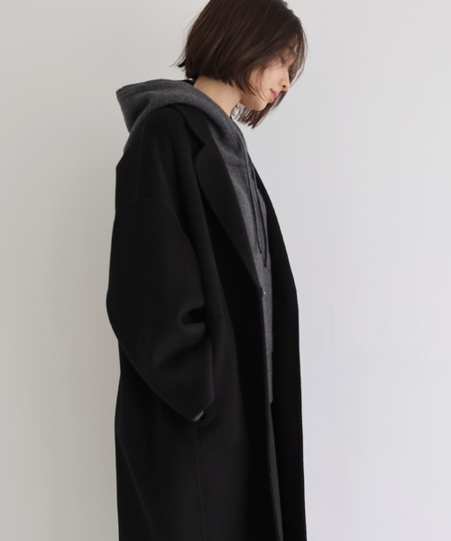 evernavy ニット セーター フーディニットパーカー長袖トップス